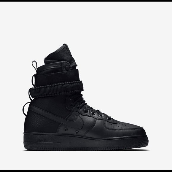 Nike Shoes | Nike Sf Air Force High Triple Black Worn Once | Poshmark